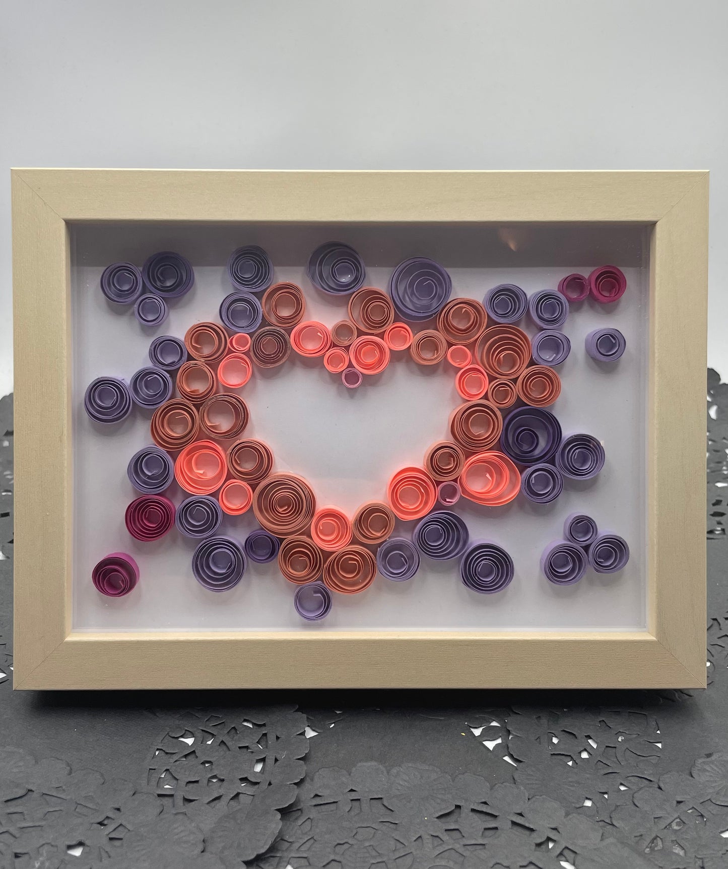Cœur en quilling