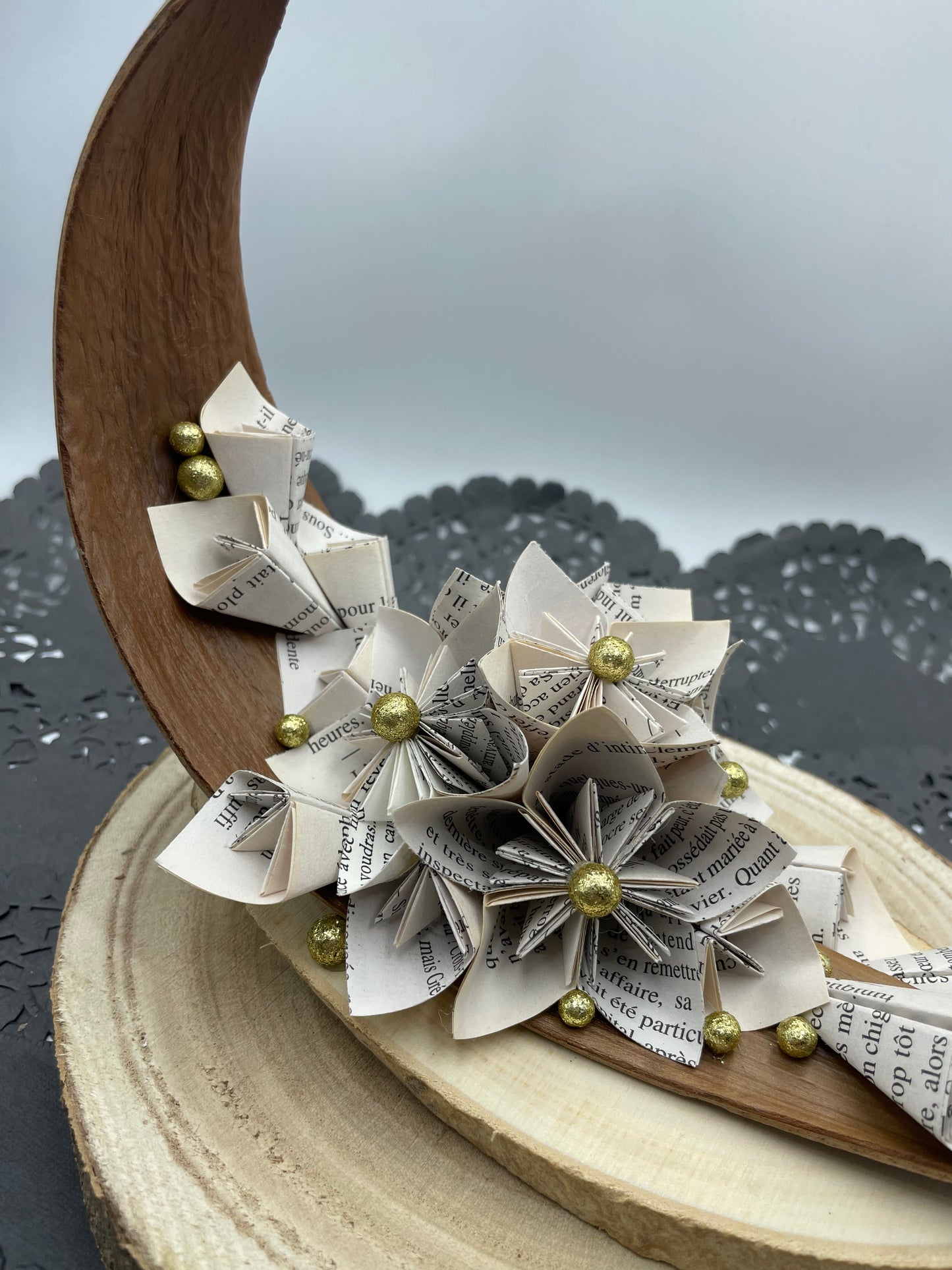 Gondole fleur origami
