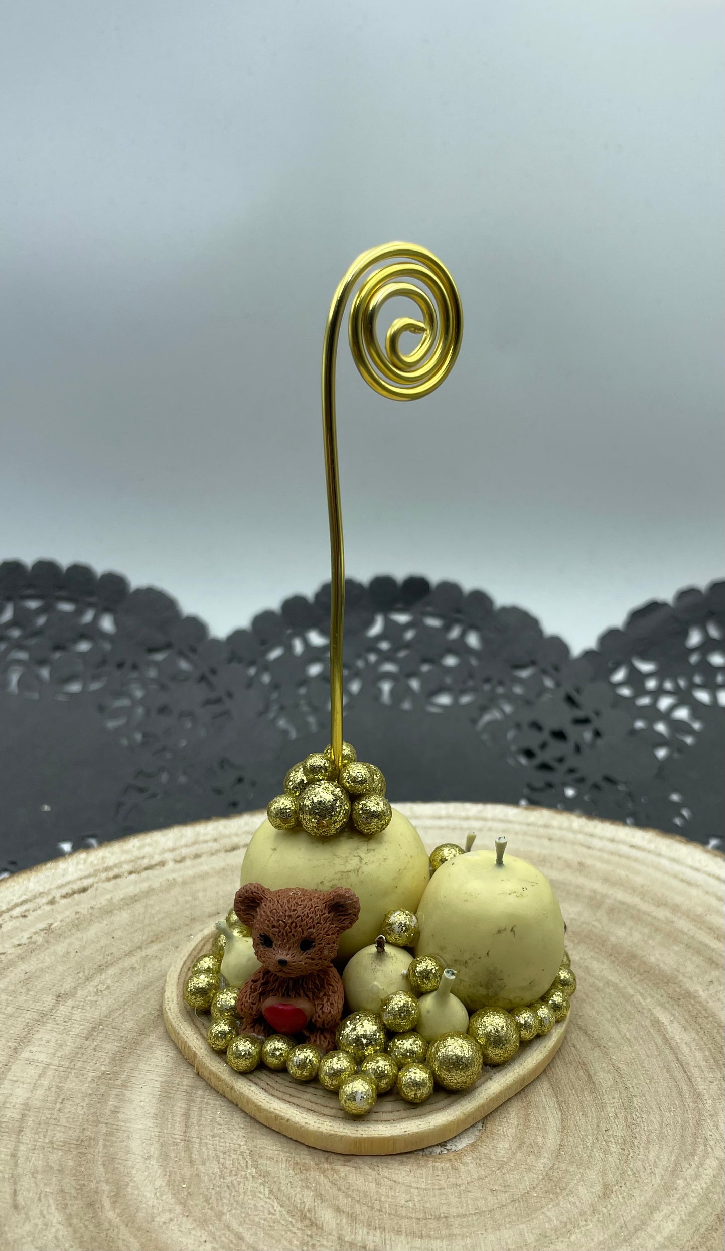 Marque place ou porte photo de Noël