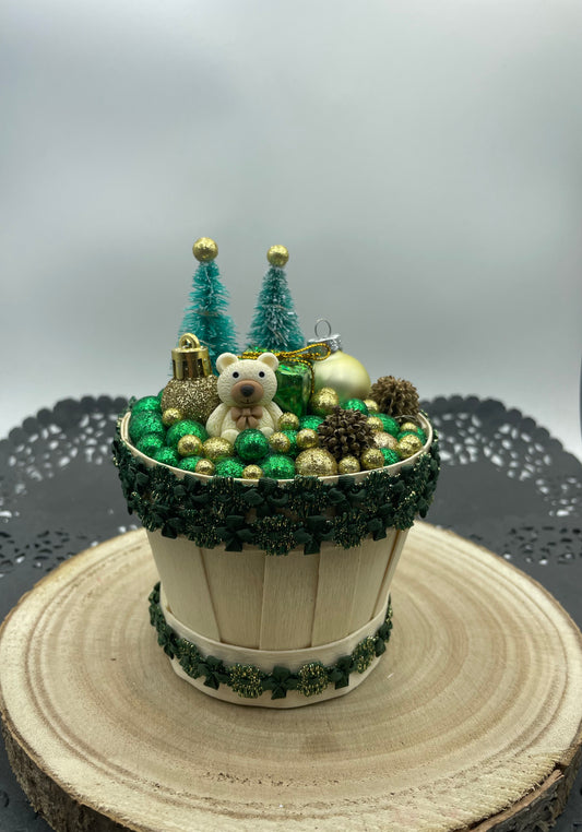 Petit pot  centre de table lumineux