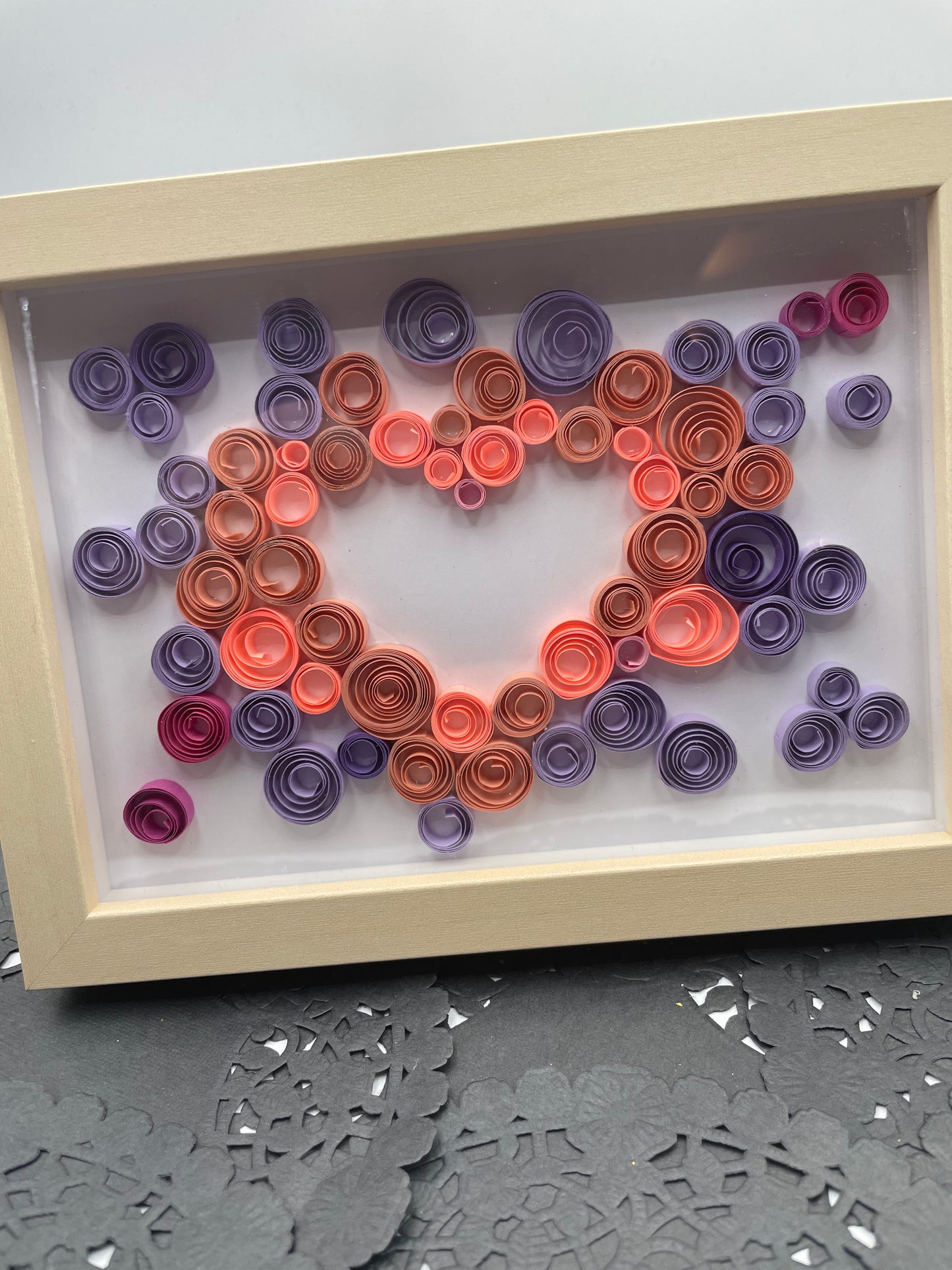 Cœur en quilling