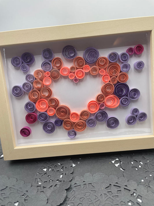 Cœur en quilling