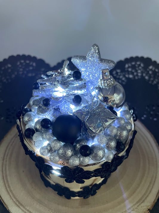 Petit pot centre de table lumineux